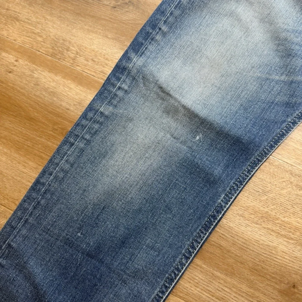 Diesel Belther Jeans Men 29x32 Blue Slim Tapered Stretch Medium Wash Faded RX380